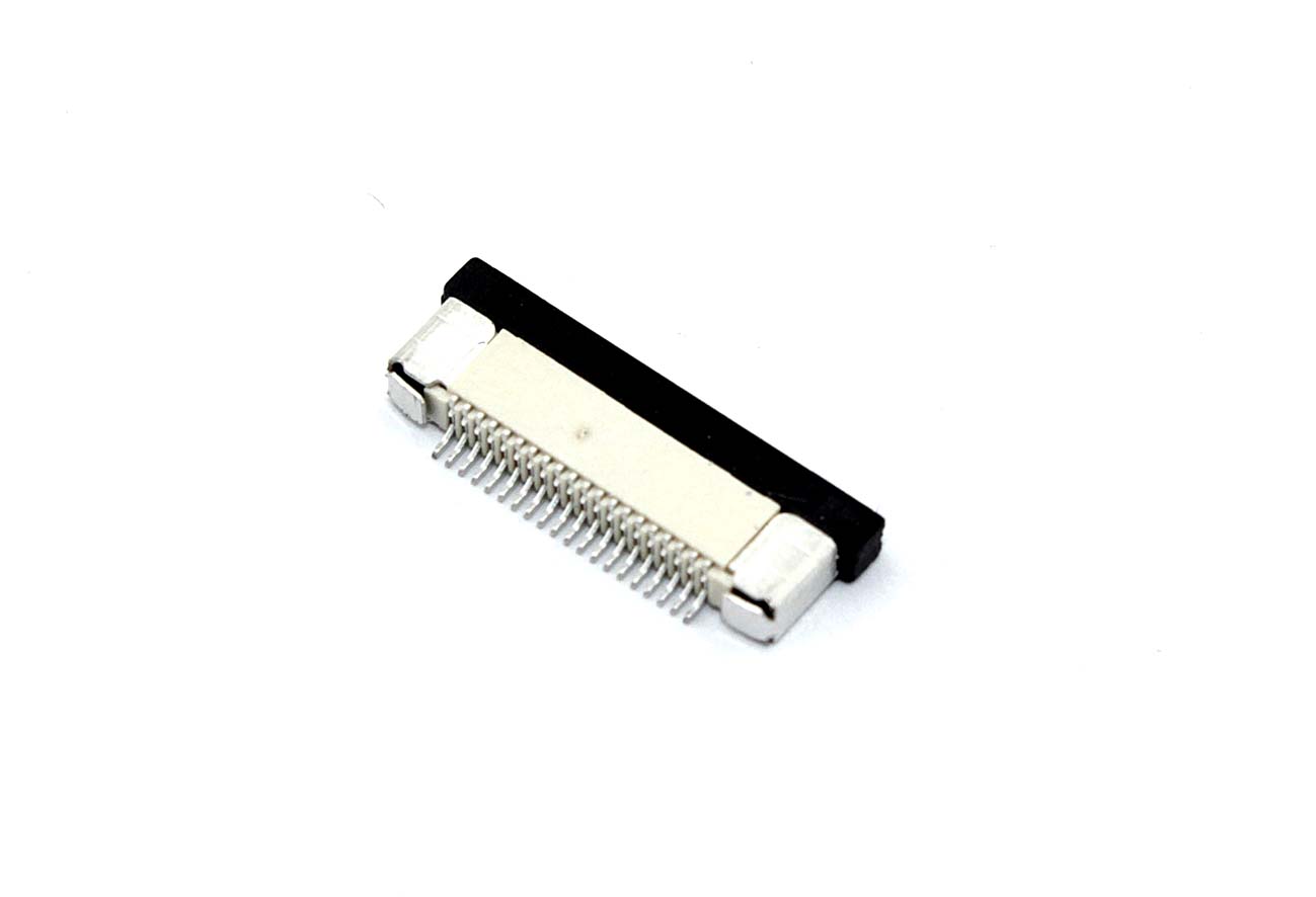Разъем FPC  Half Coverage Bottom Contact 0.5K-BX-20PWB 20 pin высота 2мм шаг 0,5мм