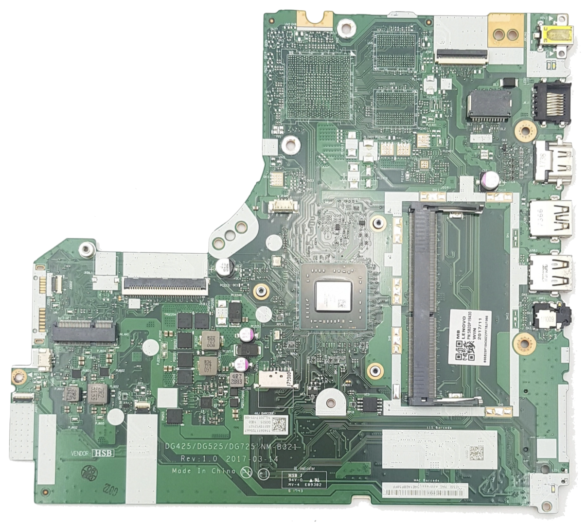 Материнская плата Lenovo 320-15, 320-17 без дискретной графики