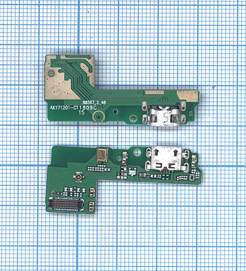 Плата разъема питания с микрофоном для Xiaomi Redmi 5