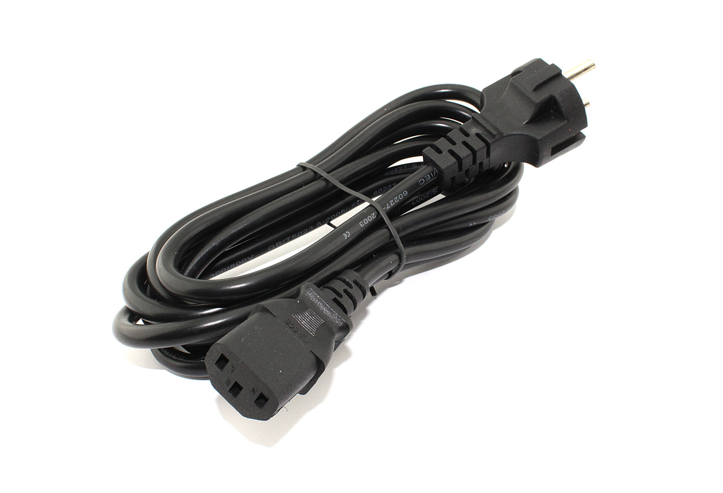 Кабель сетевой (электропитания) для компьютера  (2,5 м, евровилка, черный).(FIX CABLE) трапеция 220V