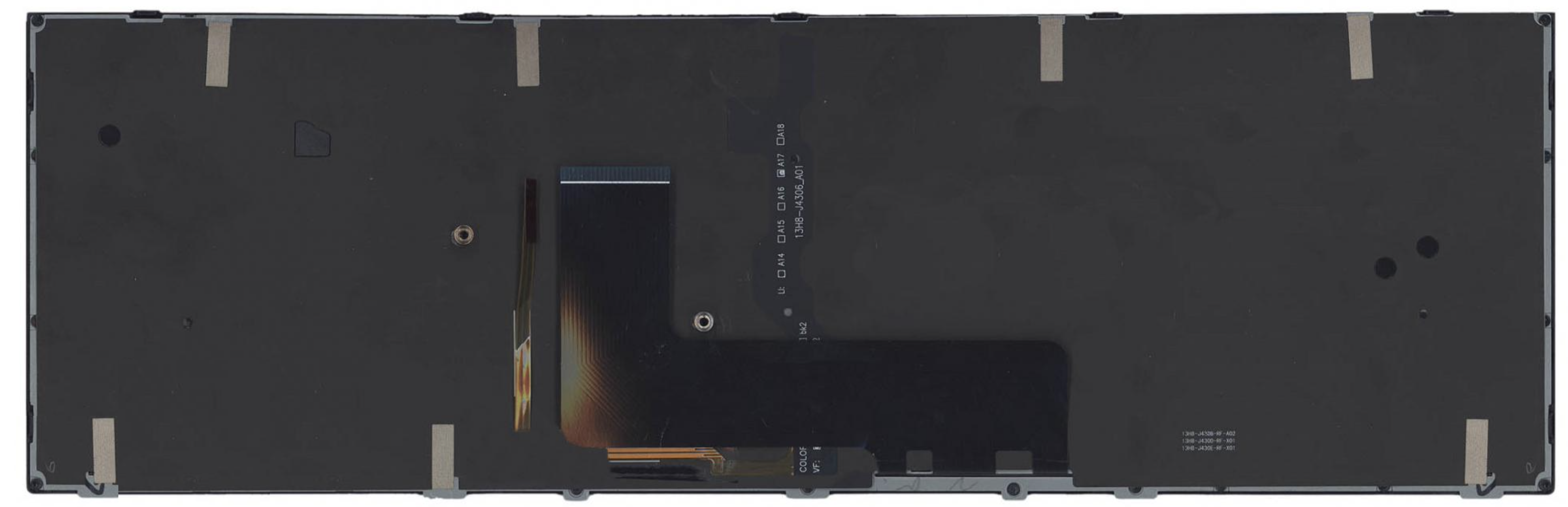 Клавиатура DNS Clevo P655 с подсветкой, с рамкой, OEM