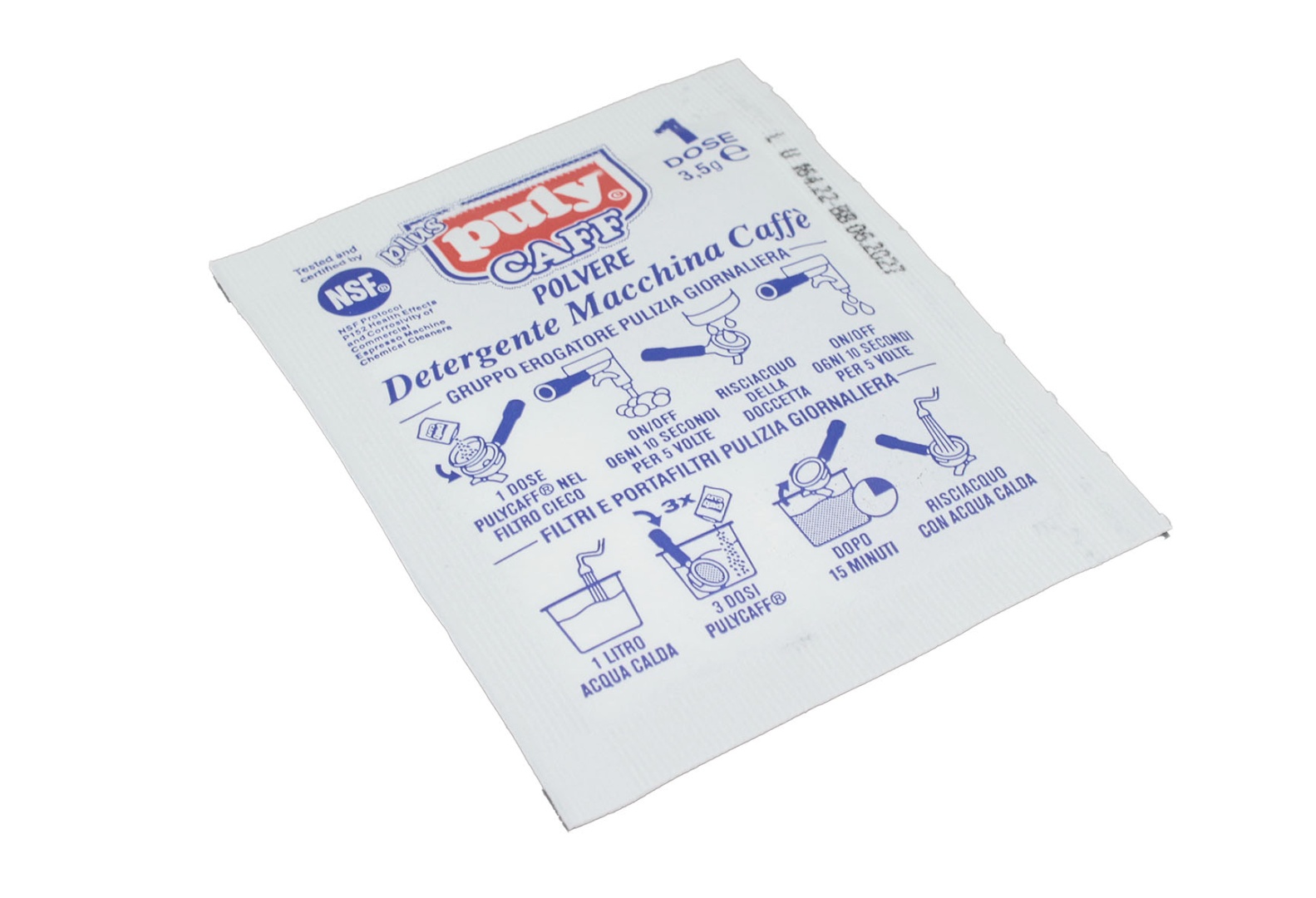 Чистящее средство для кофе-машин в порошке PULY CAFF PLUS пакетик 3,5 г