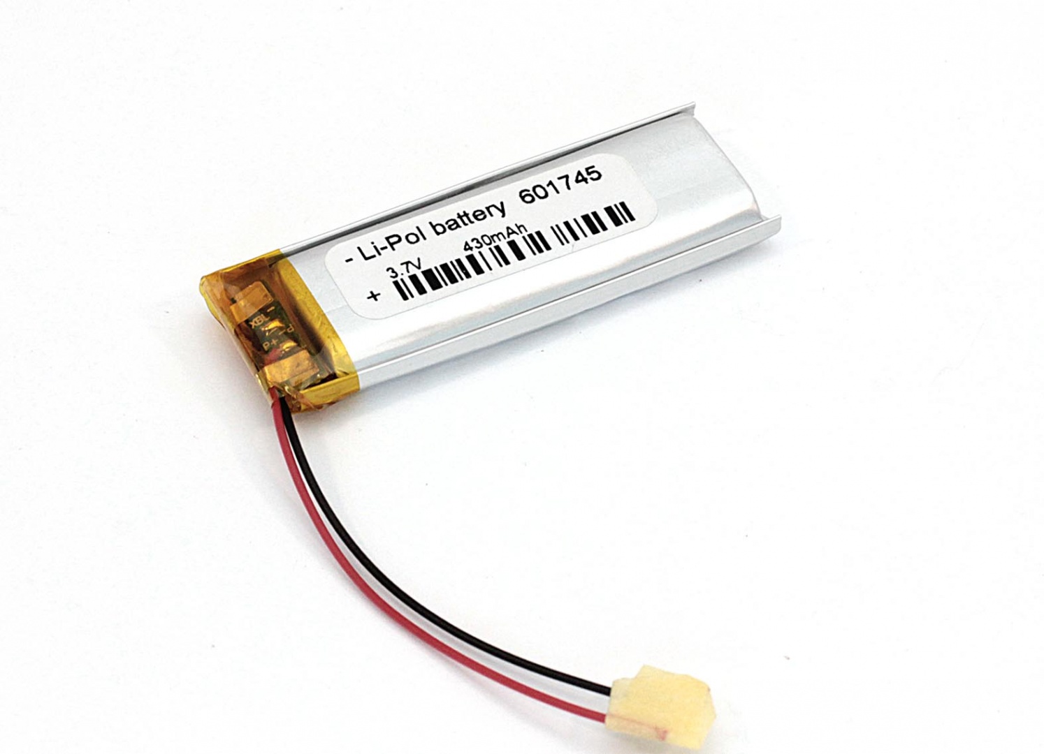 Аккумулятор Li-Pol (батарея) 6*17*45мм 2pin 3.7V/430mAh