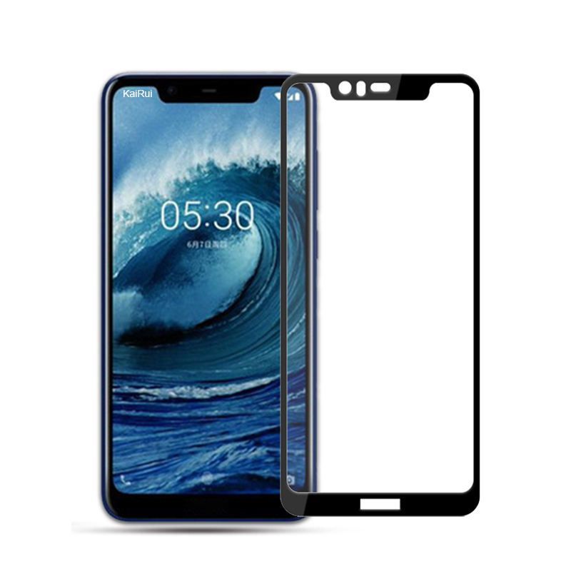 Защитное стекло 5D во весь экран Nokia 5.1 Plus/X5