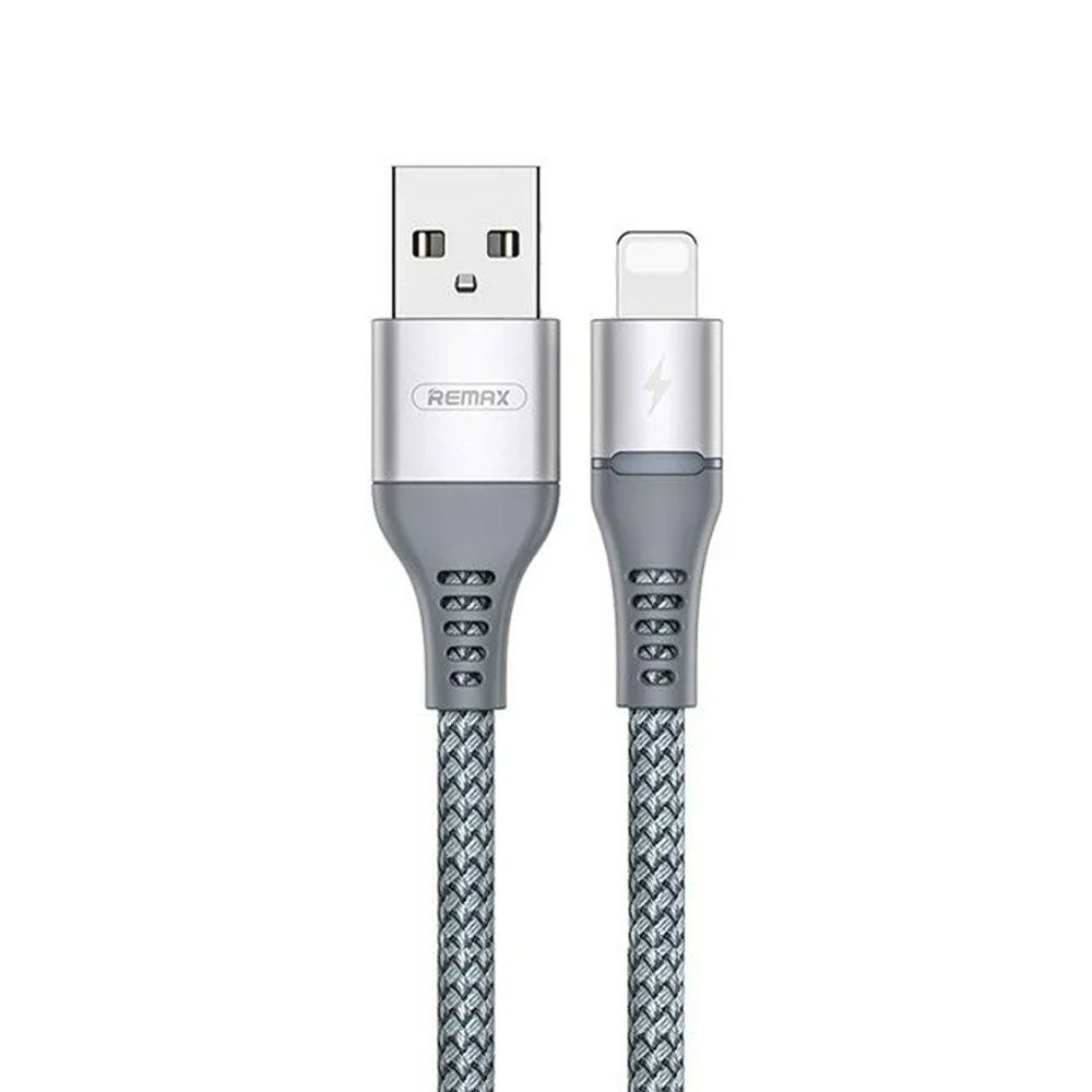 Кабель USB - Lightning 8-pin REMAX Colorful RC-152i серый (1м)