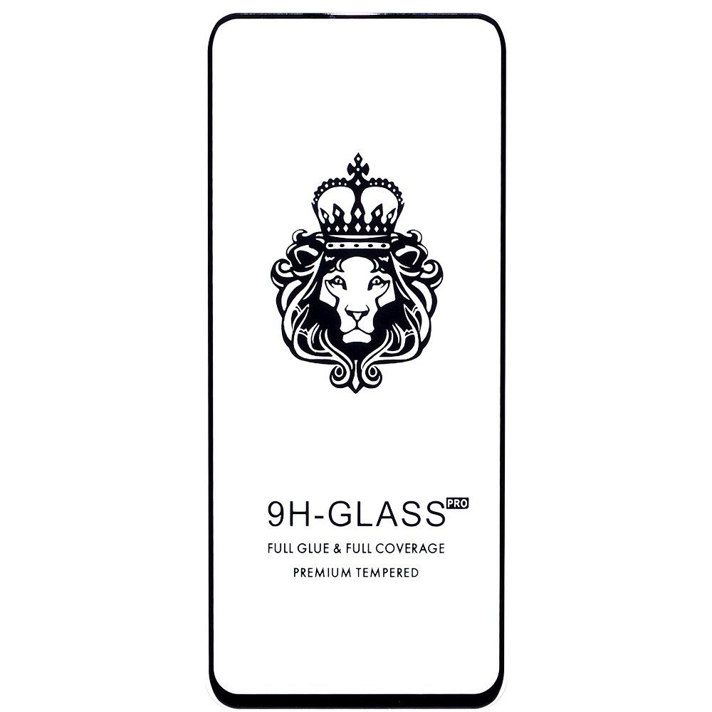 Защитное стекло Xiaomi Redmi K30 YOLKKI Standart 2,5D Full Glue с рамкой черное /в упаковке/