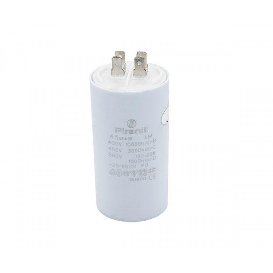 Конденсатор CBB60 45мкФ 450V  (4 клеммы, крепление  болтом) 304011