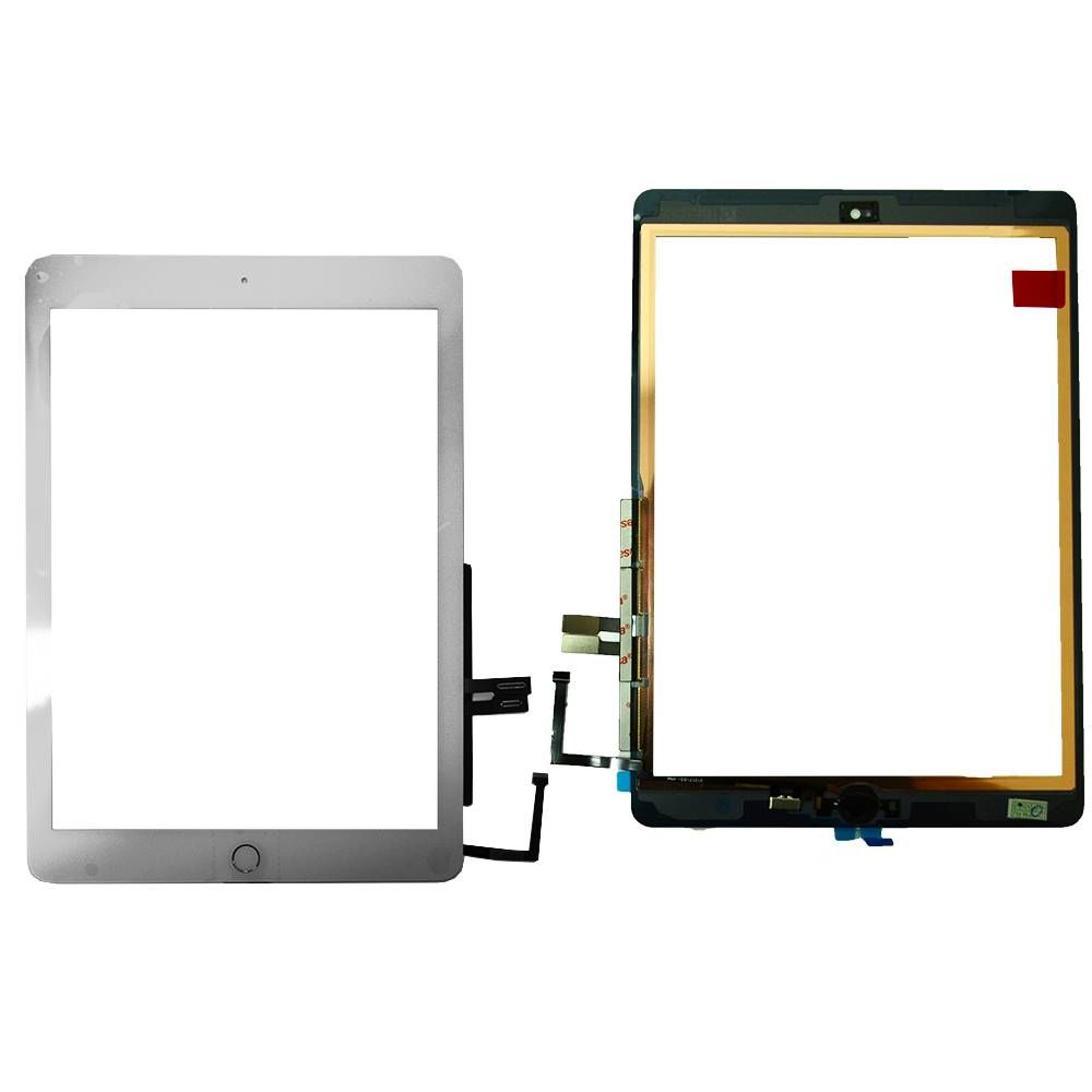 Тачскрин (Сенсор дисплея) iPad 9.7" (2018) + кнопка HOME белый orig Factory