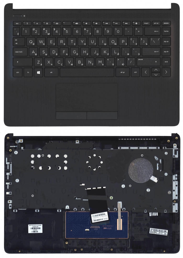 Клавиатура для ноутбука HP 14-CF 14-DF 14-DK топкейс