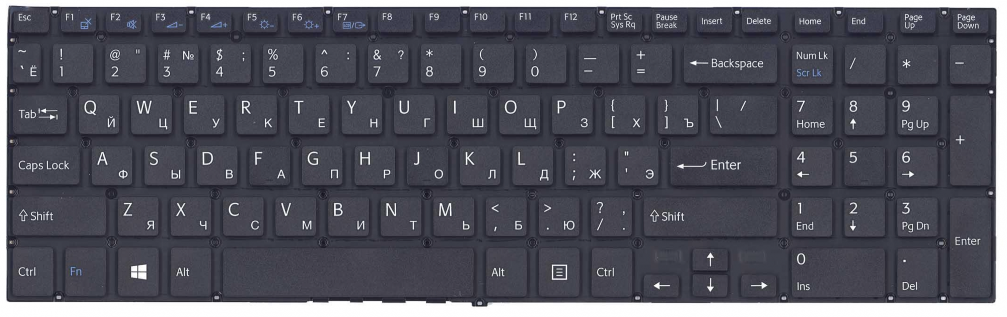 Клавиатура Sony VAIO SVF15A OEM