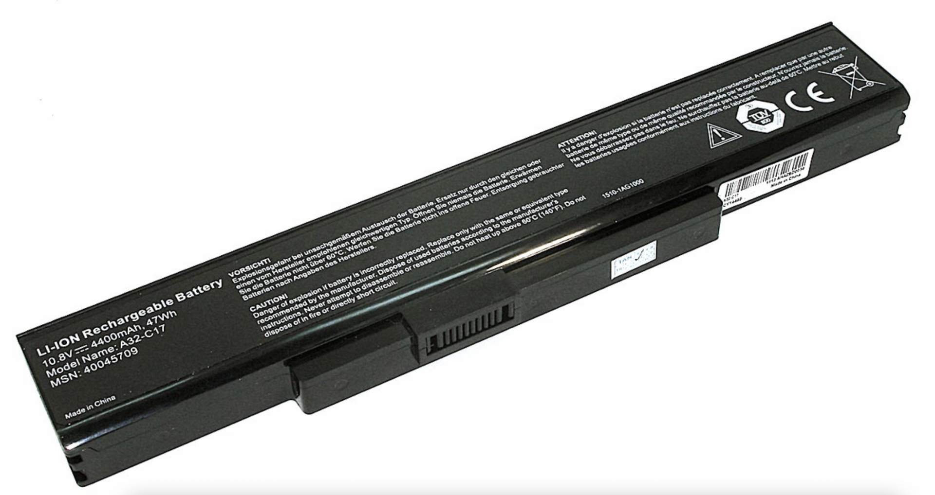 Аккумулятор DNS Medion Akoya P7628 14.4V, 4400mAh, Original