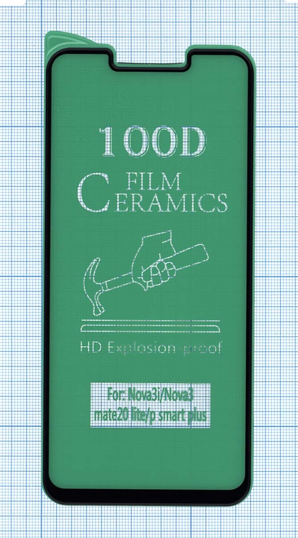 Керамическая пленка (стекло) для Huawei Mate 20 lite черная