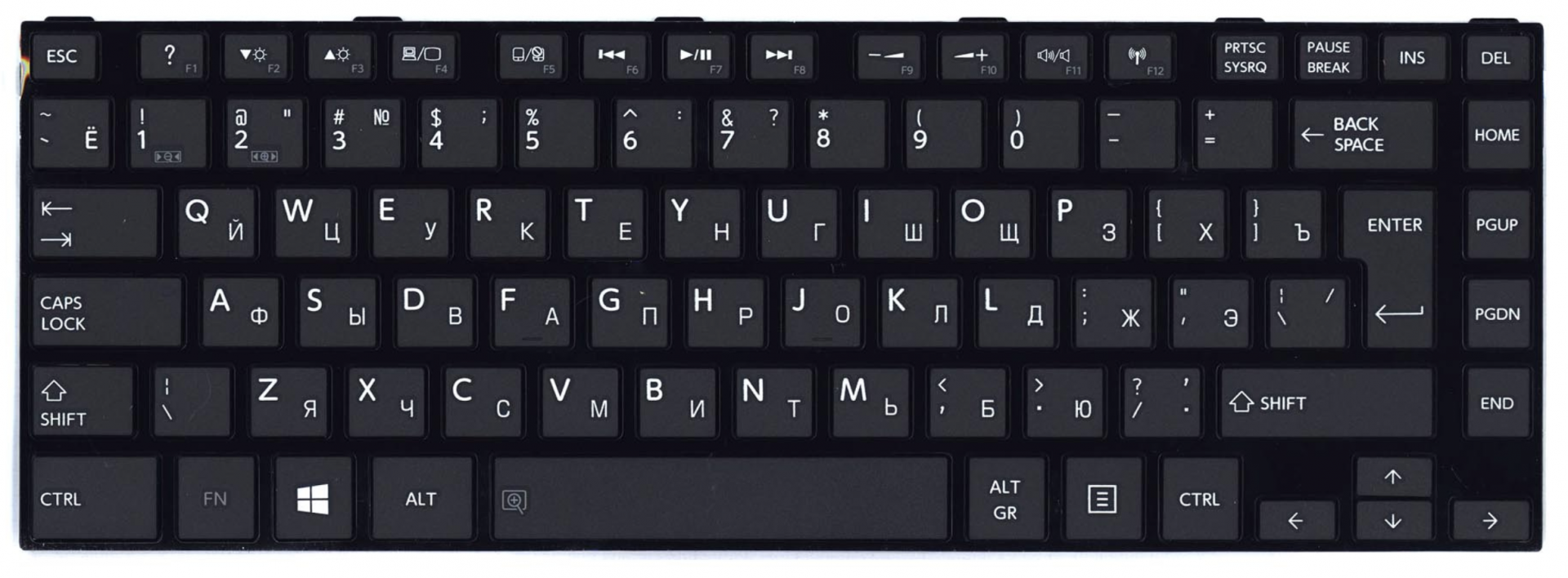 Клавиатура Toshiba Satellite C40D OEM