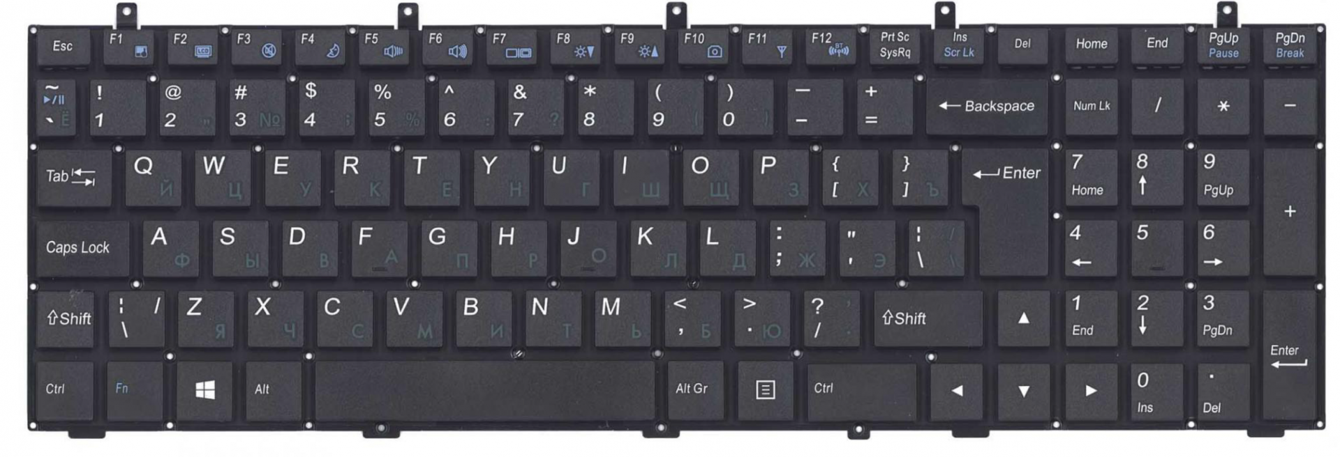 Клавиатура DNS 0170720 большой ENTER, OEM