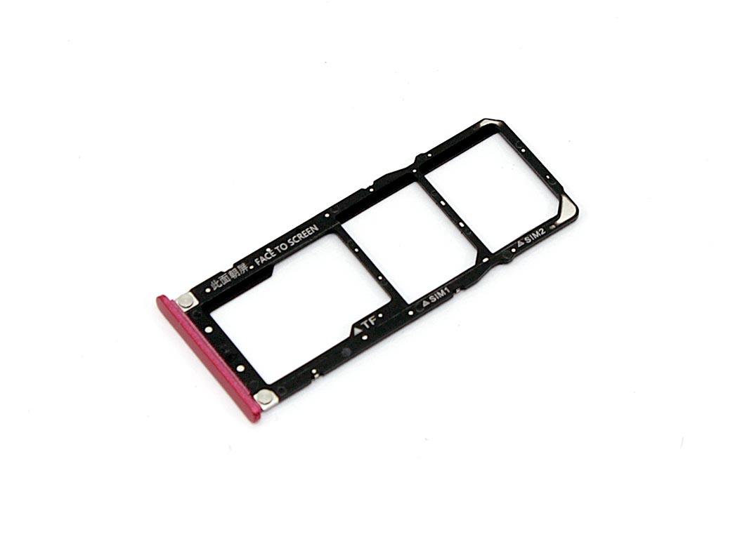 Лоток для SIM-карты Xiaomi Mi A2 Lite красный