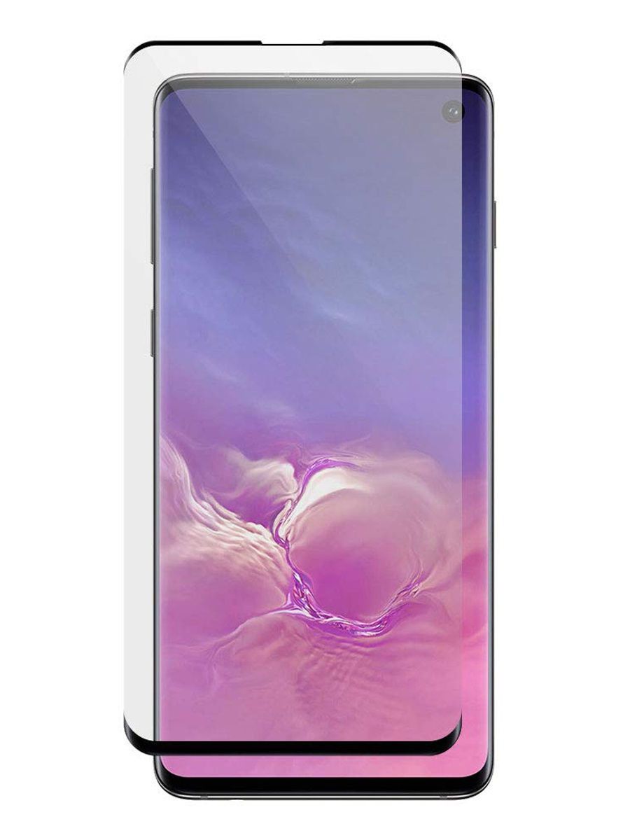 Защитное стекло 5D во весь экран Samsung Galaxy S10