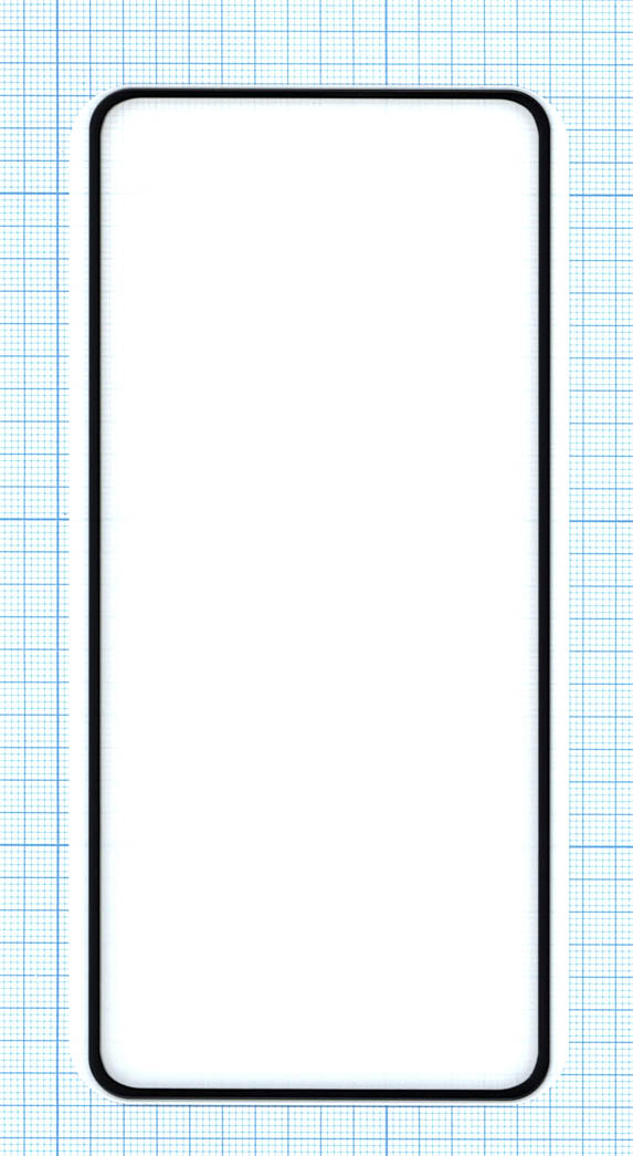 Защитное стекло "Полное покрытие" для Xiaomi Mi 11 Lite черное