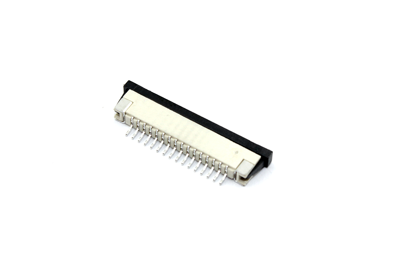Разъем FPC  Half Coverage Bottom Contact 1.0K-BX-16PWB 16 pin высота 2мм шаг 1мм