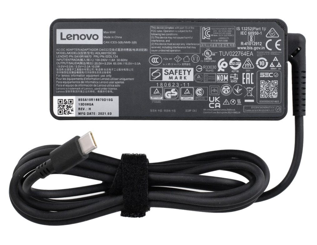Блок питания Lenovo ThinkPad E490 (20N8002KCD) 65W, OEM