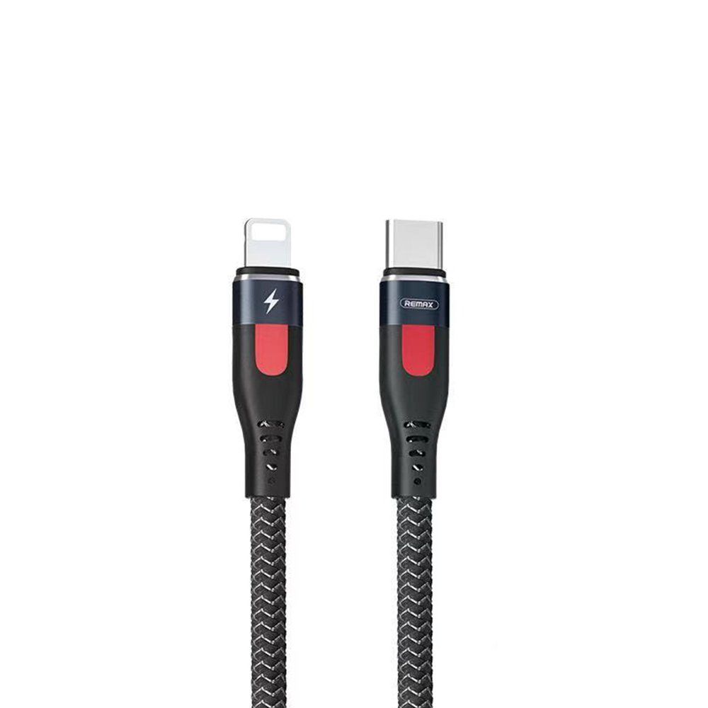 Кабель USB TYPE-C - Lightning 8-pin REMAX Lesu Pro RC-188i черный
