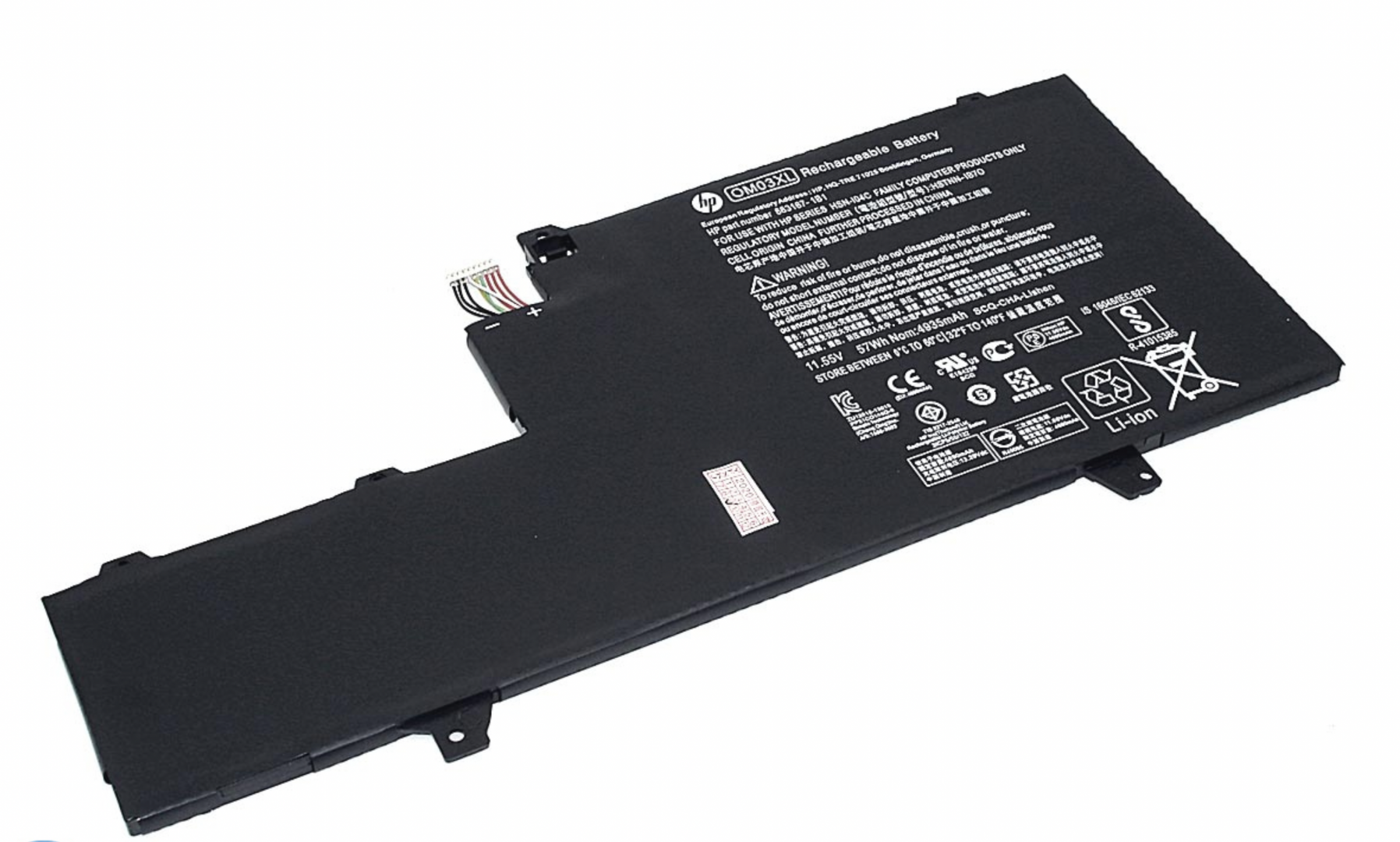 Аккумулятор HP EliteBook x360 1030 G2 1GY30PA 11.55V, 57Wh, OEM