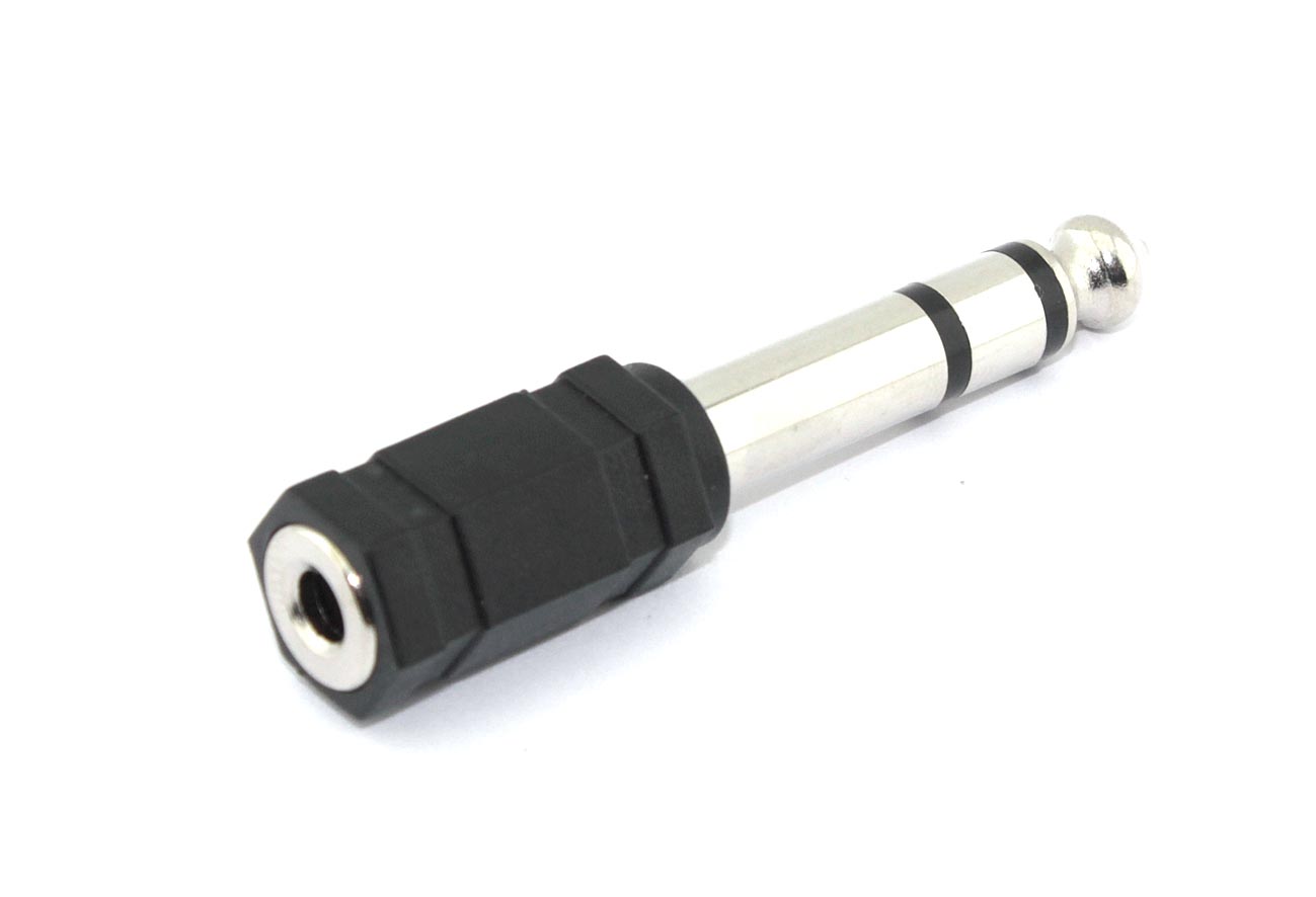 Переходник miniJack 3,5 мм - на Jack 6,3 мм