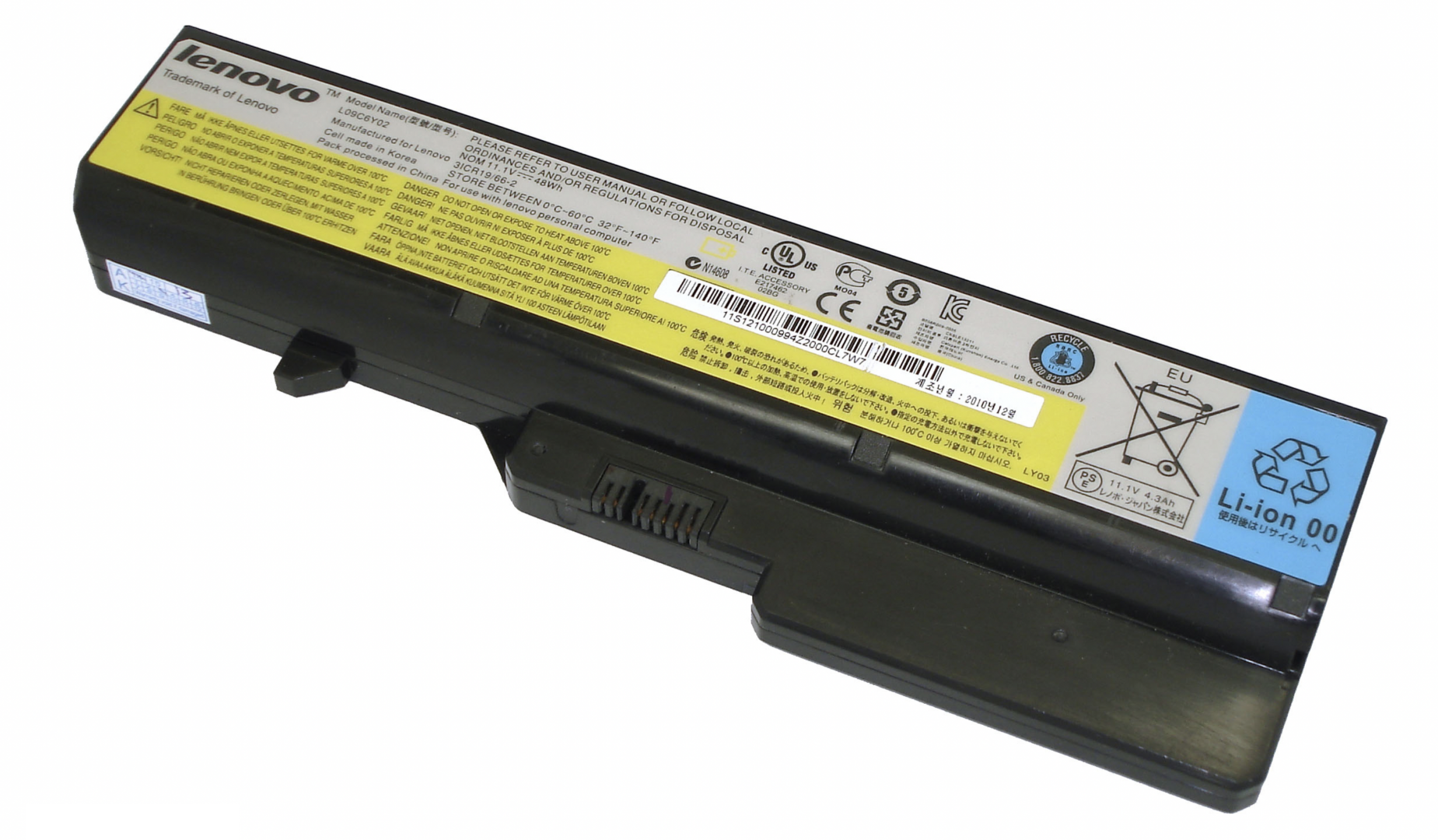 Аккумулятор Lenovo IdeaPad Z460 11.1V, 48Wh, Original