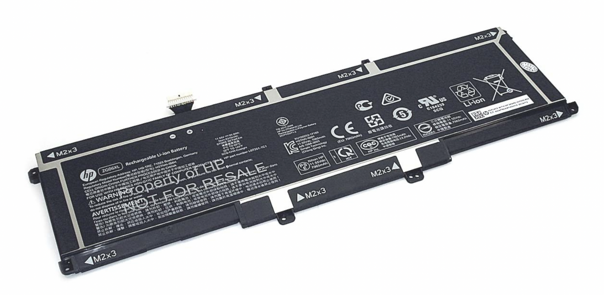 Аккумулятор HP Elitebook 1050 G1 3ZH19EA 11.55V, 7965mAh, Original