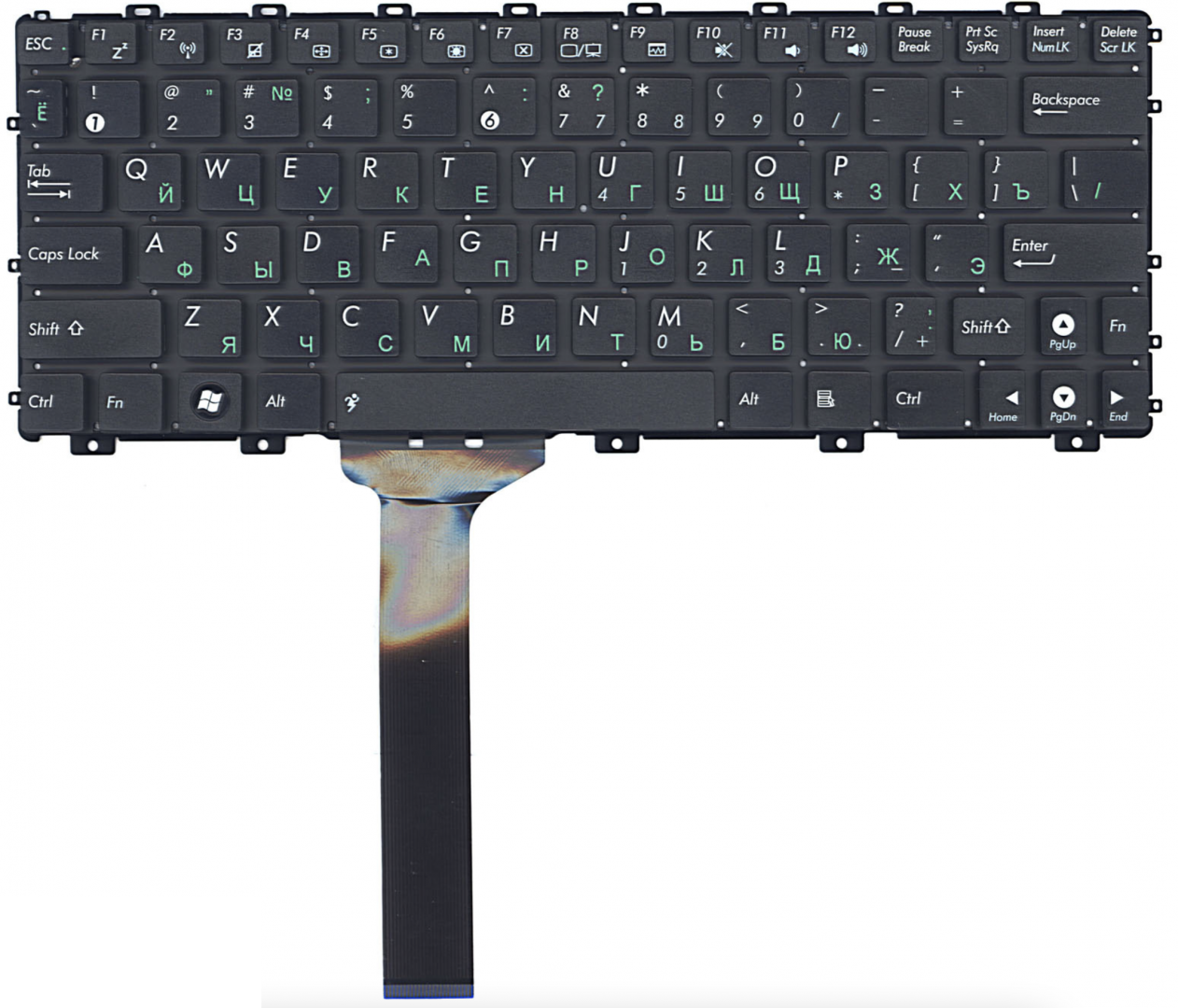 Клавиатура ASUS Eee PC X101 без рамки, OEM