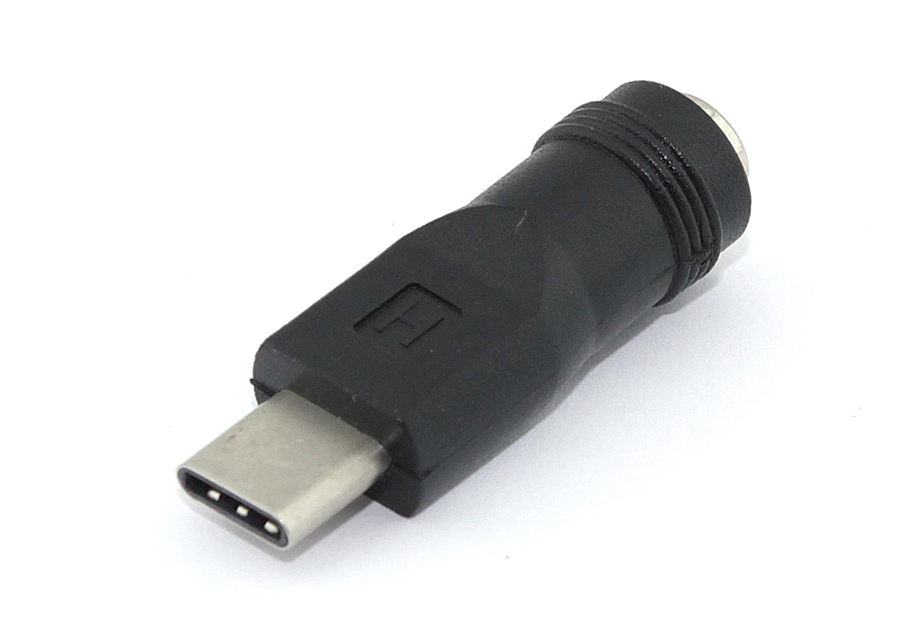 Переходник 5,5x2,1 мама на Type-C папа 5 Pin