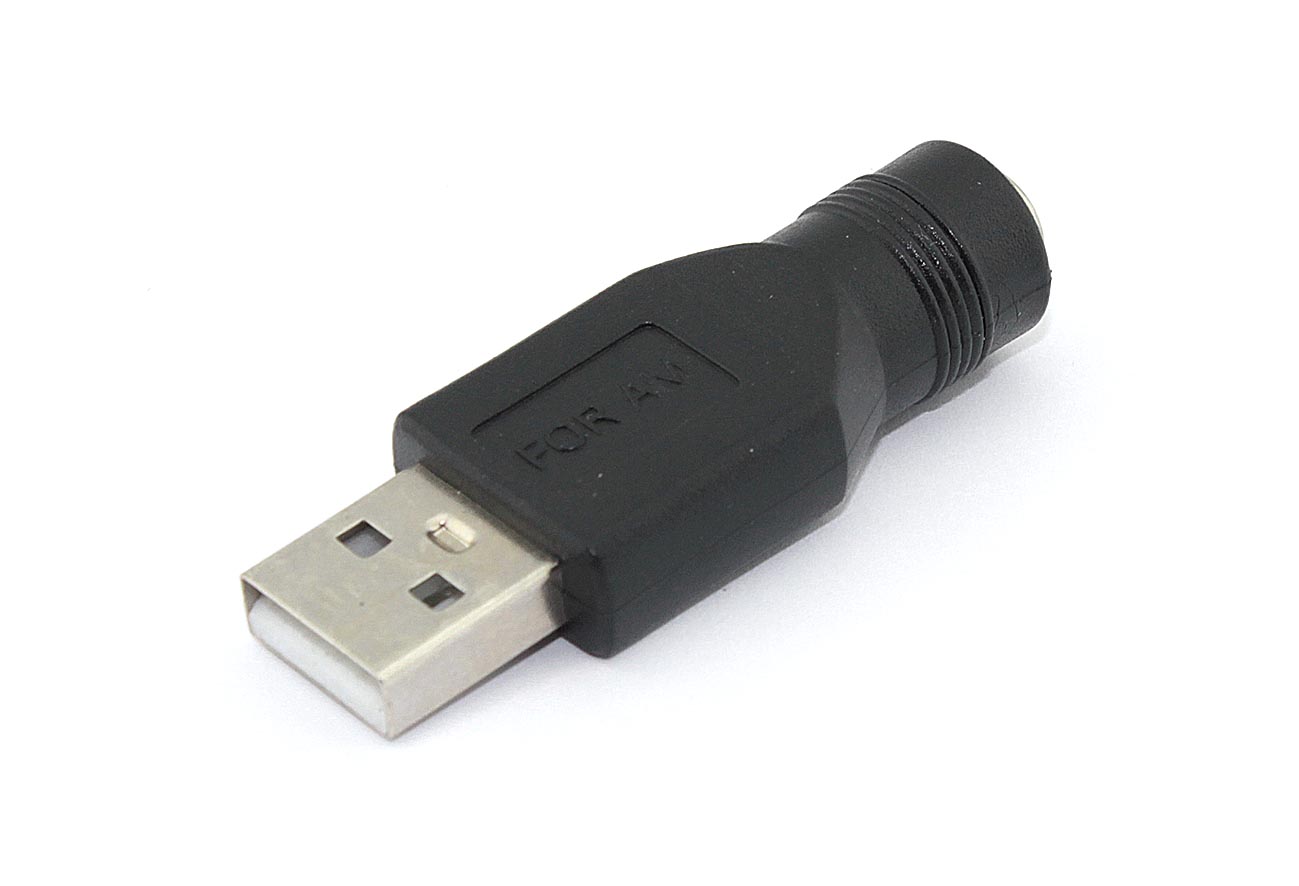 Переходник 5,5х2,5 на USB Type A папа