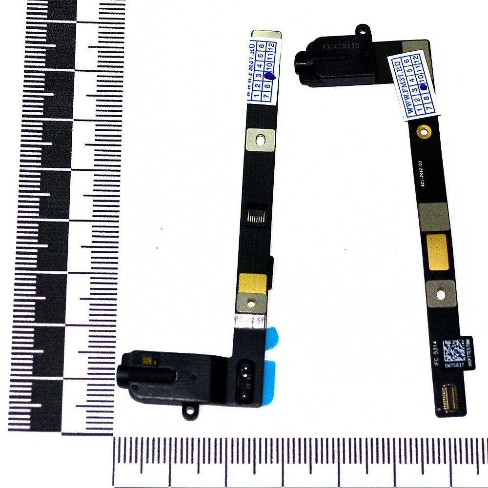 Шлейф iPad mini 4 + разъем гарнитуры черный