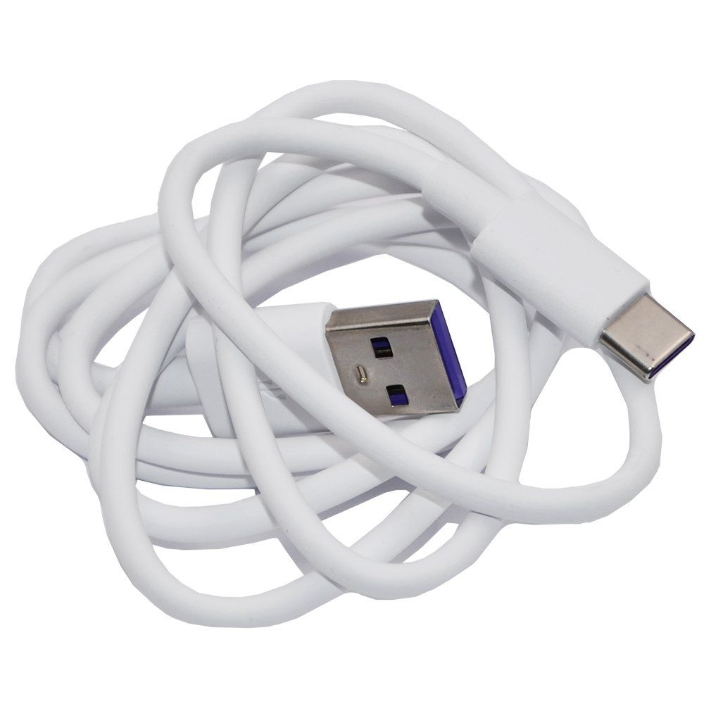 Кабель USB - TYPE-C HL белый (1м) /max 5,0A/