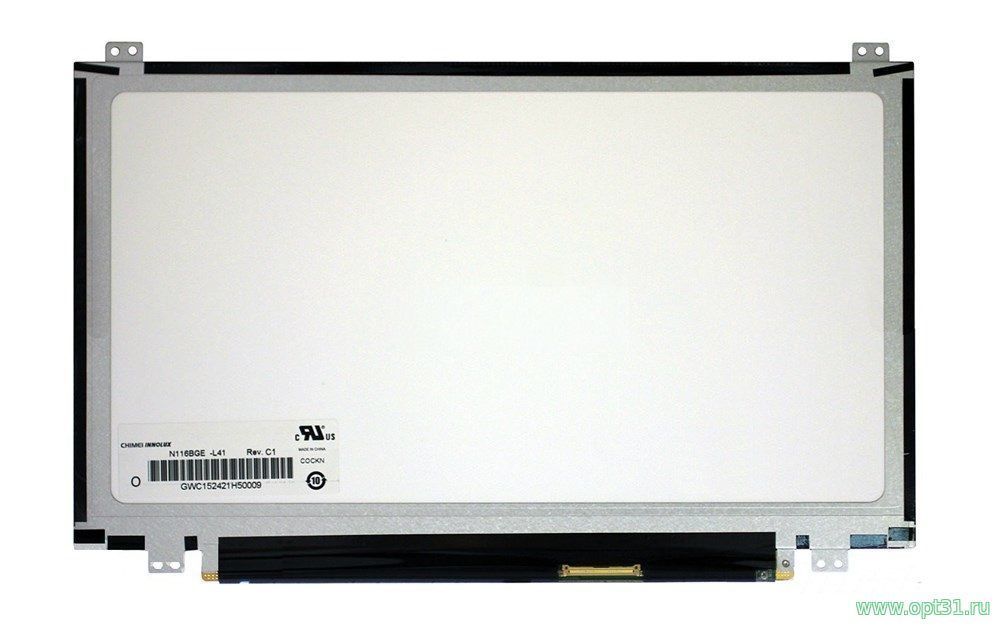 Матрица 11.6" Slim 40pin с ушками (верх/низ) B116XW03 V.2