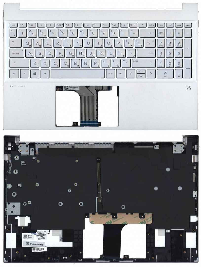 Клавиатура для ноутбука HP Pavilion 15-EG 15-EH топкейс