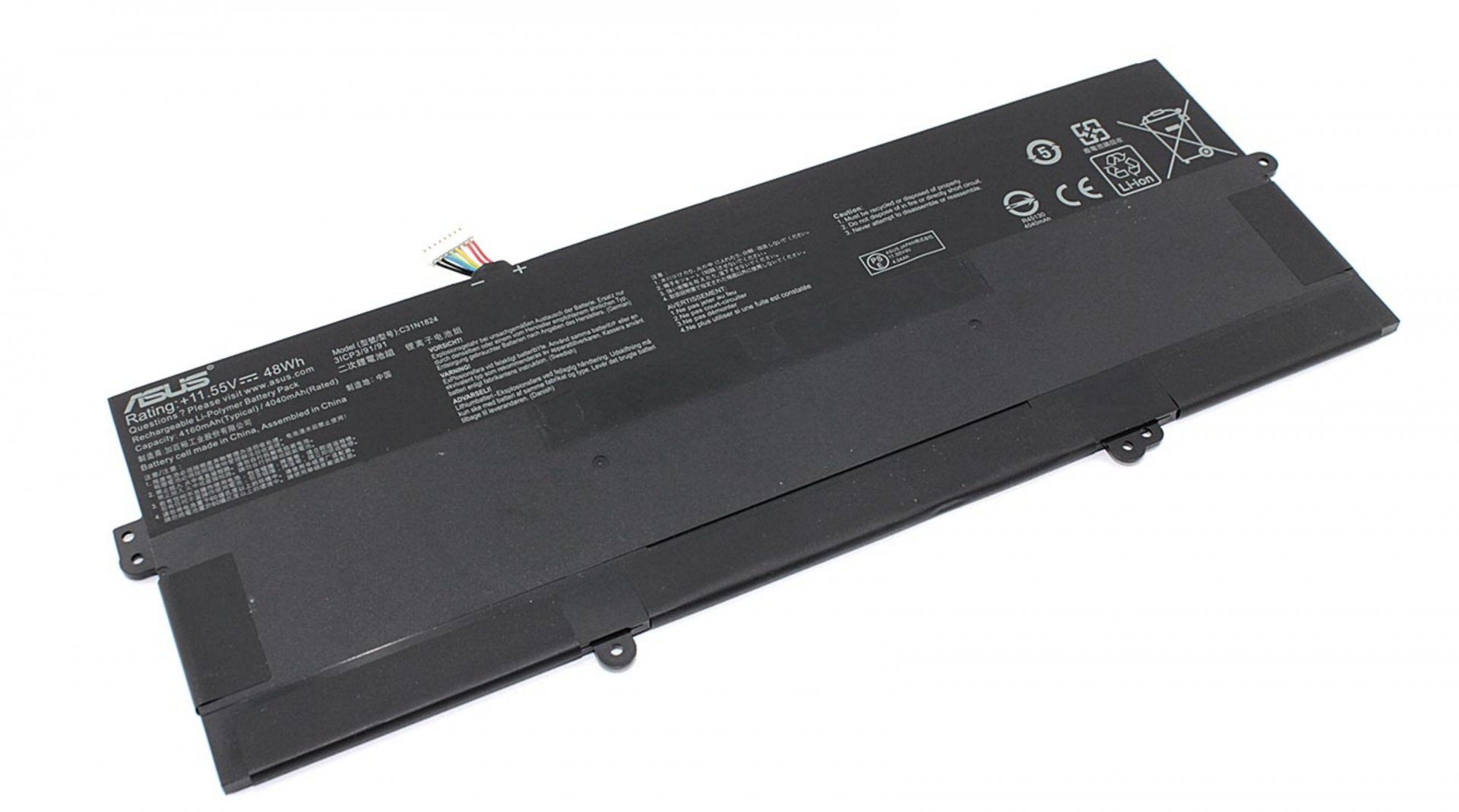 Аккумулятор Asus Chromebook Flip C433TA-AJ0005 11.55V, 48Wh, Original