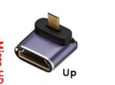 Переходник micro HDMI  на HDMI вверх