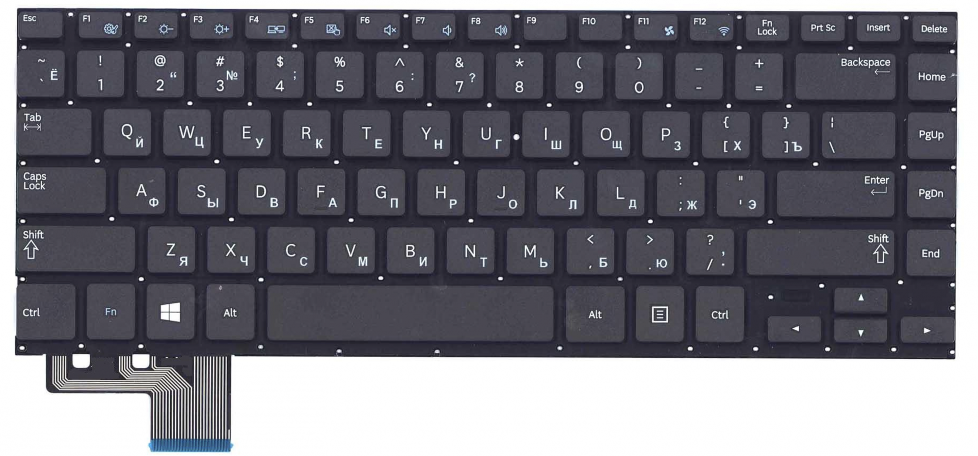 Клавиатура Samsung NP535U4C OEM