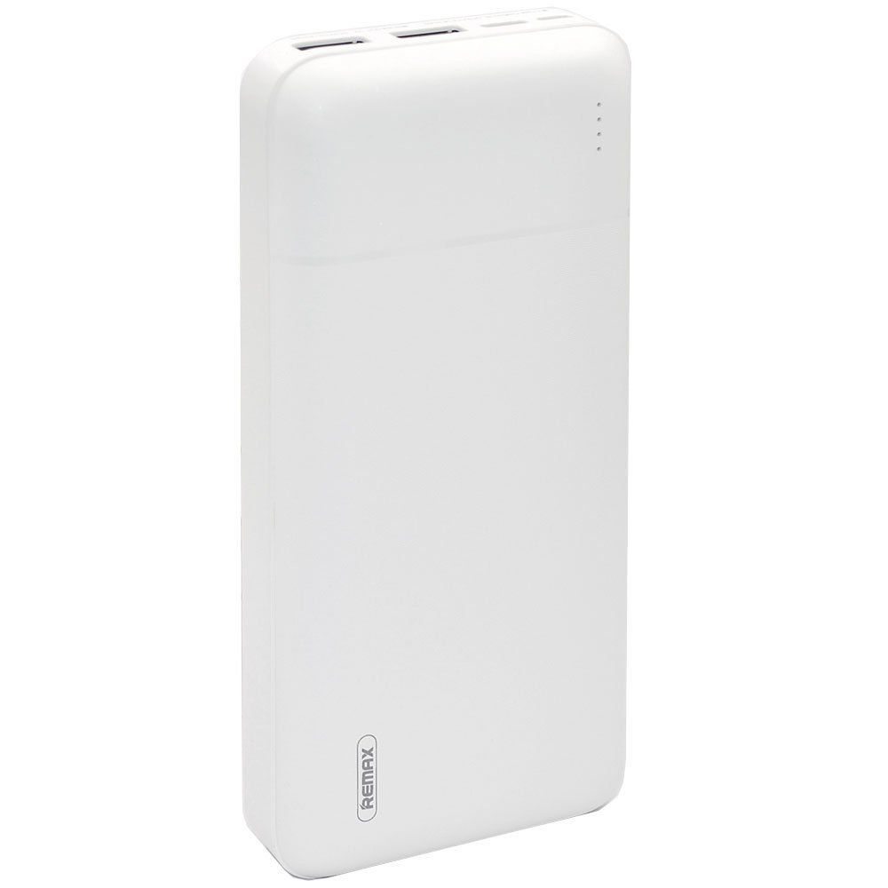 Power Bank 20000mA REMAX Lango RPP-166 (2 USB выхода 2,0A) белый
