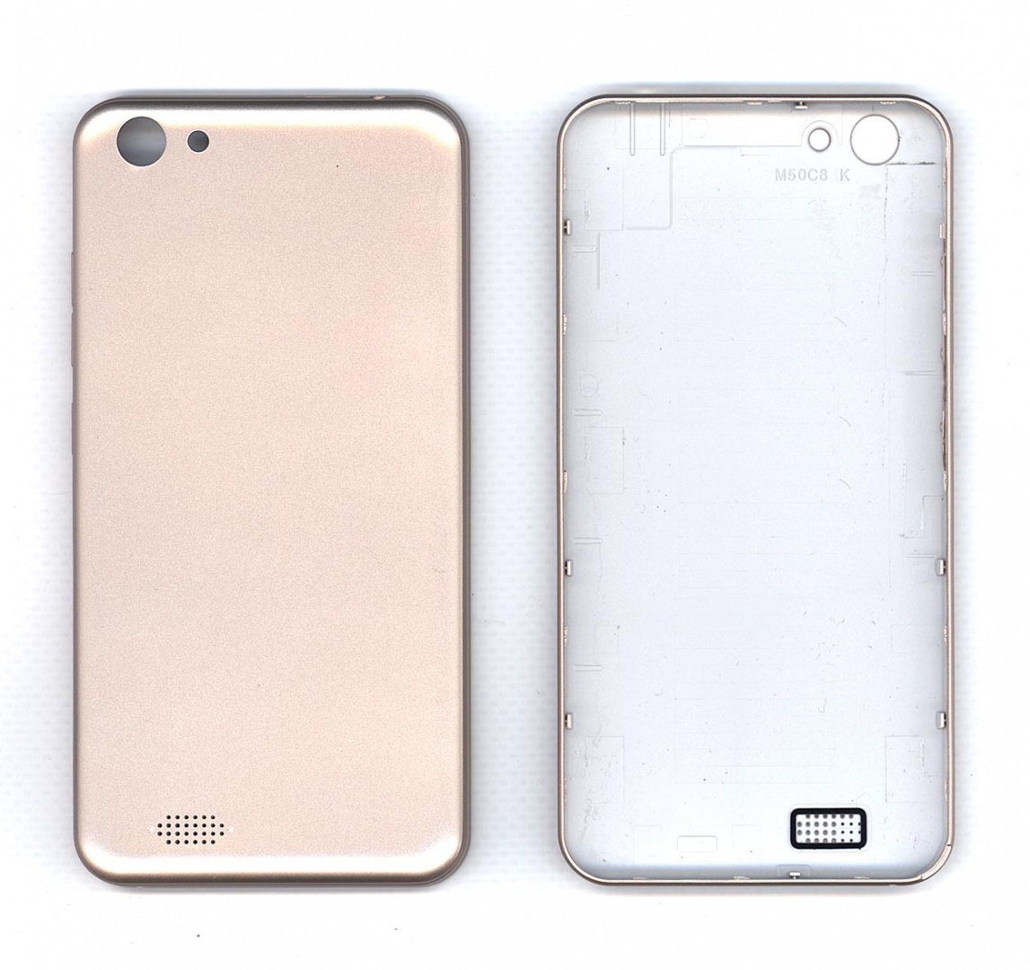 Задняя крышка для Inoi 2 Lite золотая