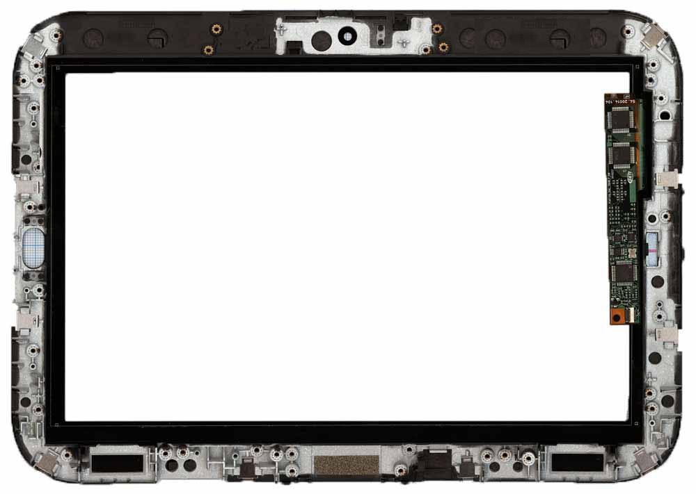 Сенсорное стекло (тачскрин) для Lenovo IdeaPad K1 54.20014.104 черное с рамкой