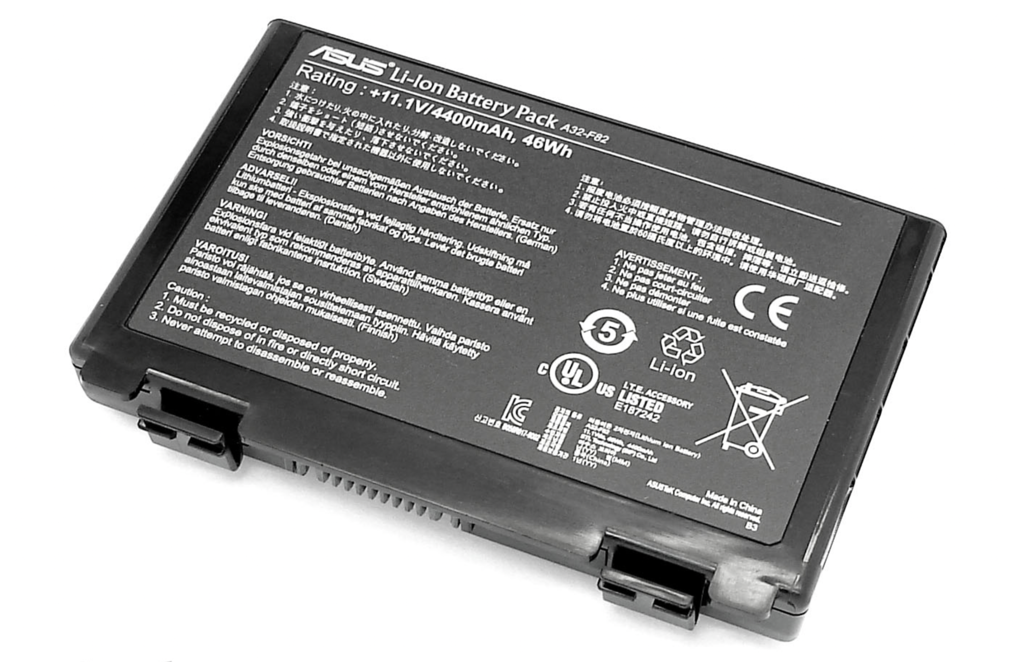 Аккумулятор ASUS F52 11.1V, 4400mAh, Original