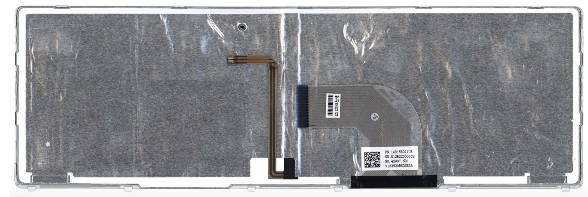 Клавиатура Sony VAIO SVE17125CXB белая рамка с подсветкой, OEM