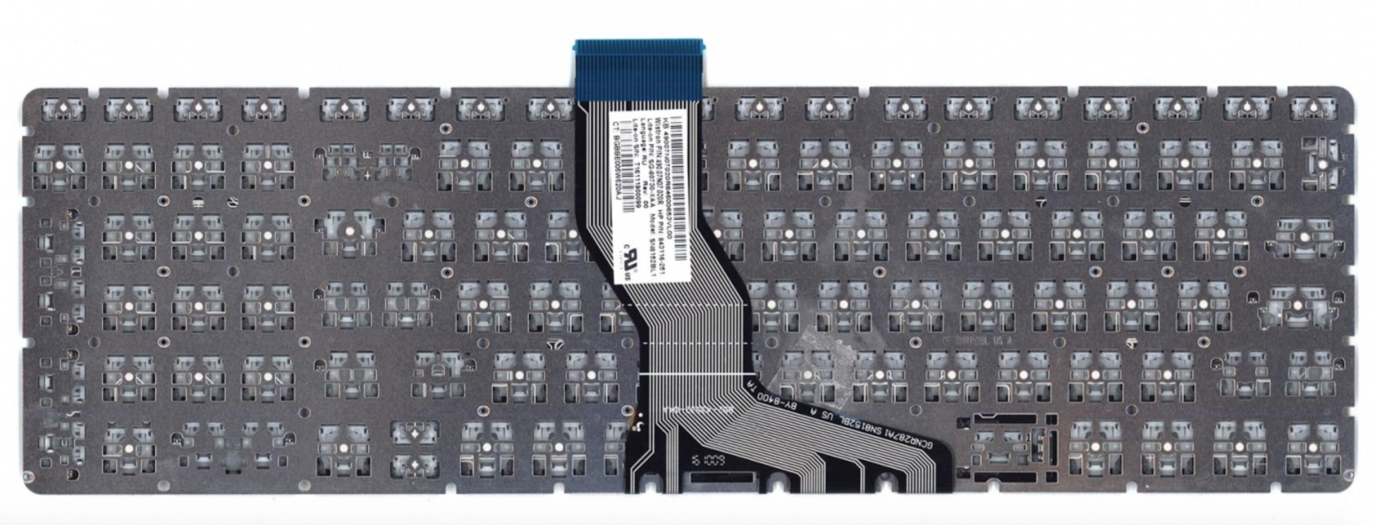 Клавиатура HP Pavilion 17-ab031ng серая с подсветкой, OEM