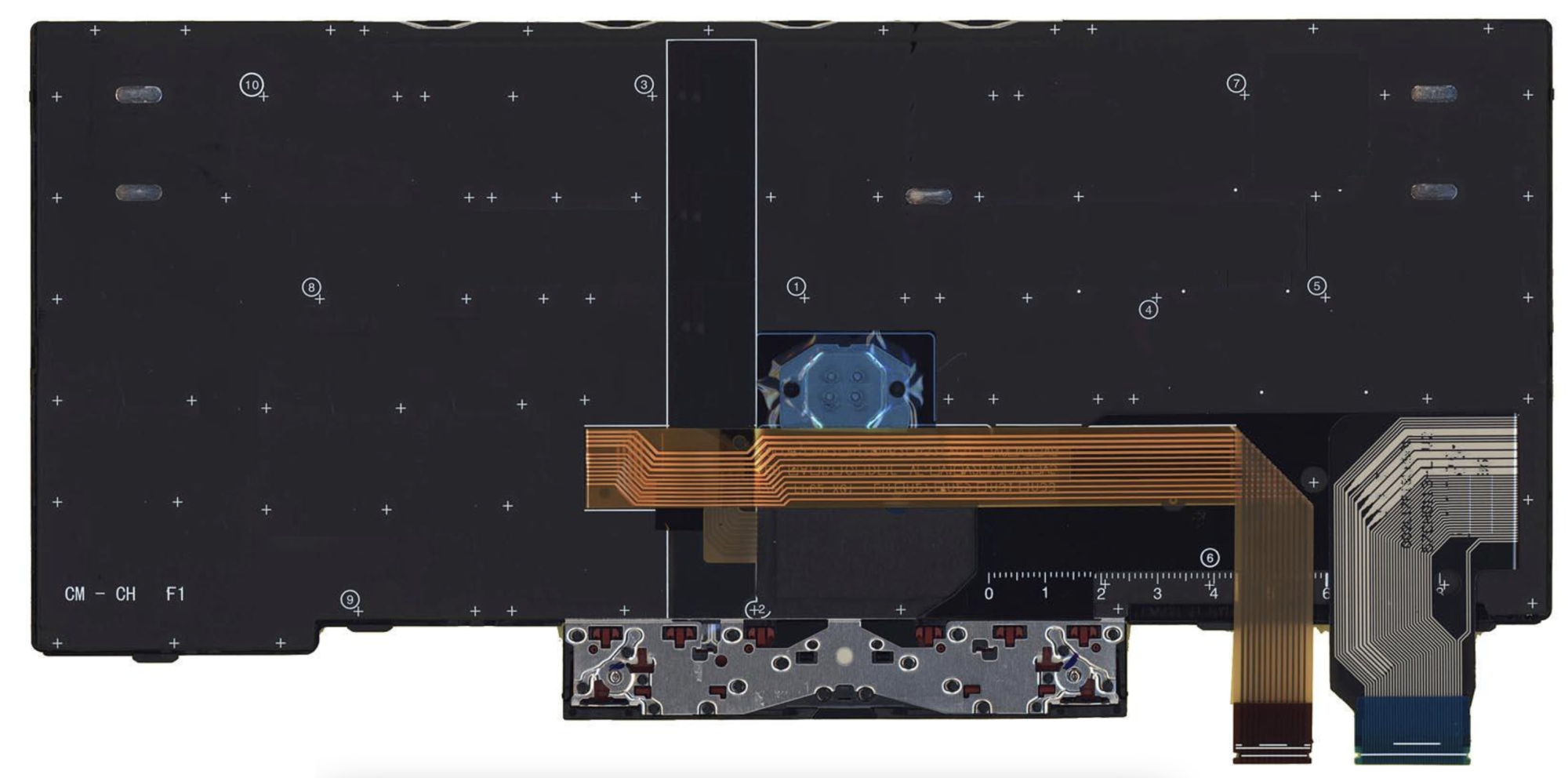 Клавиатура Lenovo ThinkPad X280 (20KF001LRT) с подсветкой, с указателем, OEM