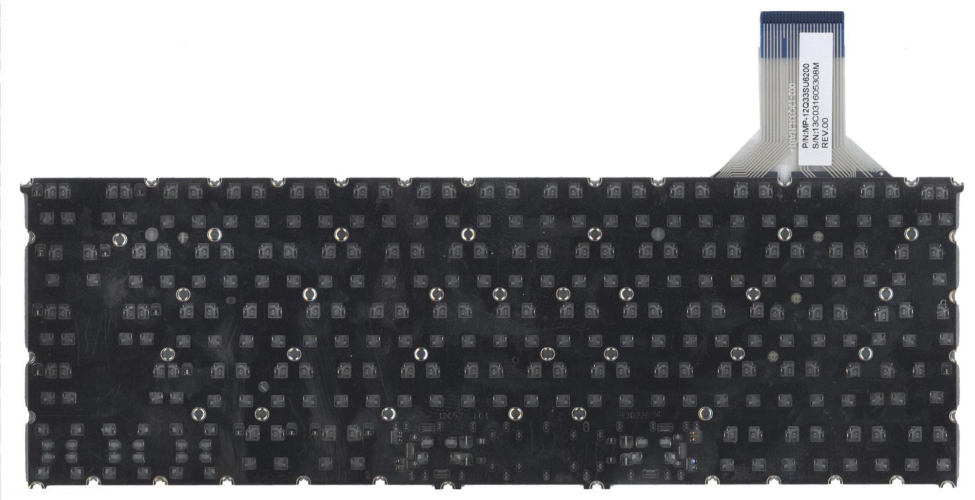 Клавиатура Acer Aspire S7-391 серебристая, OEM