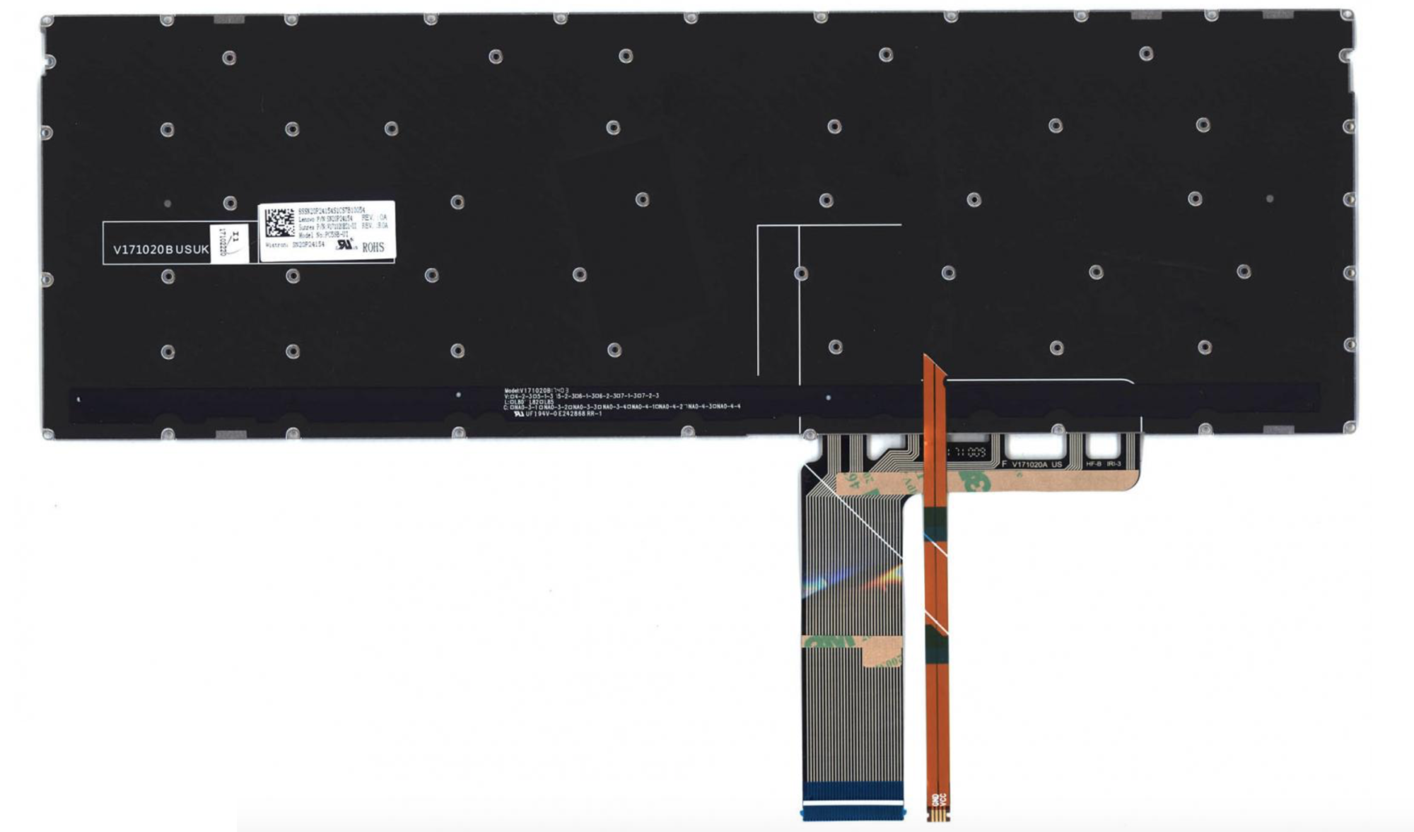Клавиатура Lenovo Yoga C740-15IML с подсветкой, OEM