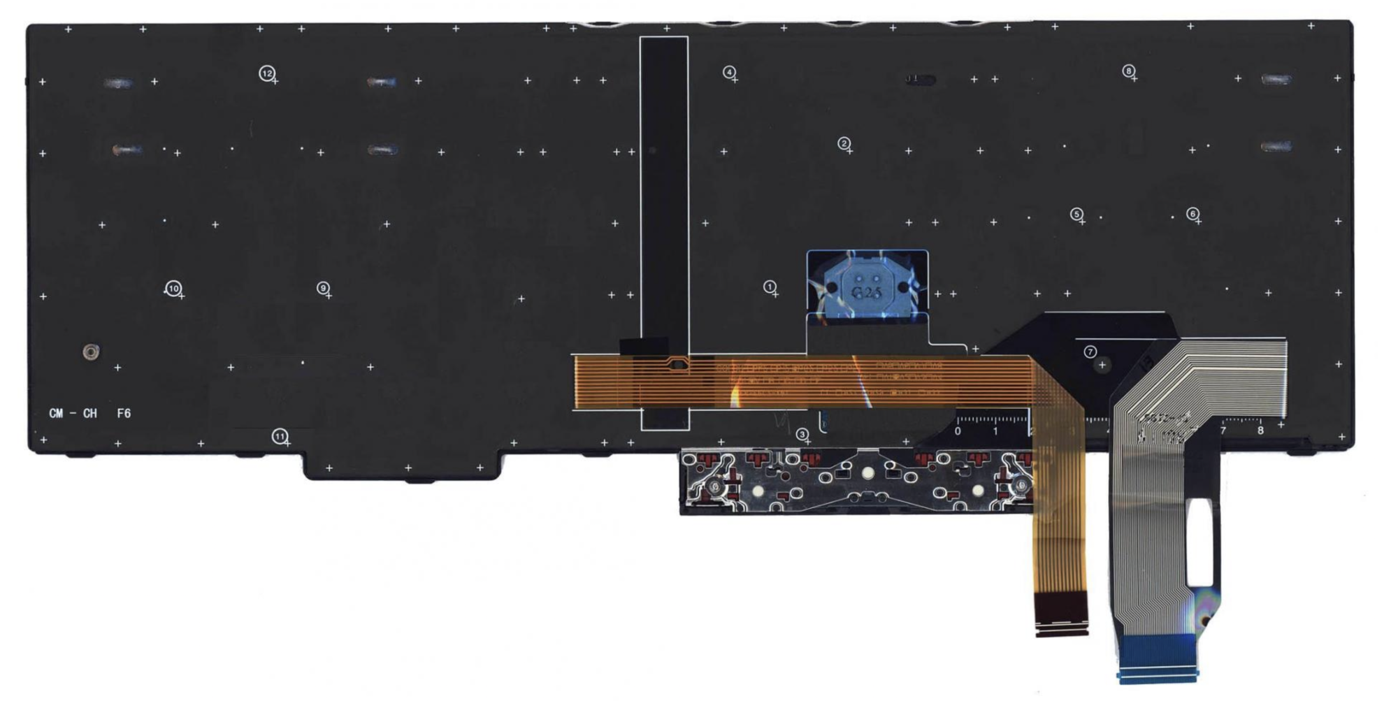Клавиатура Lenovo ThinkPad Edge T590 с подсветкой, OEM