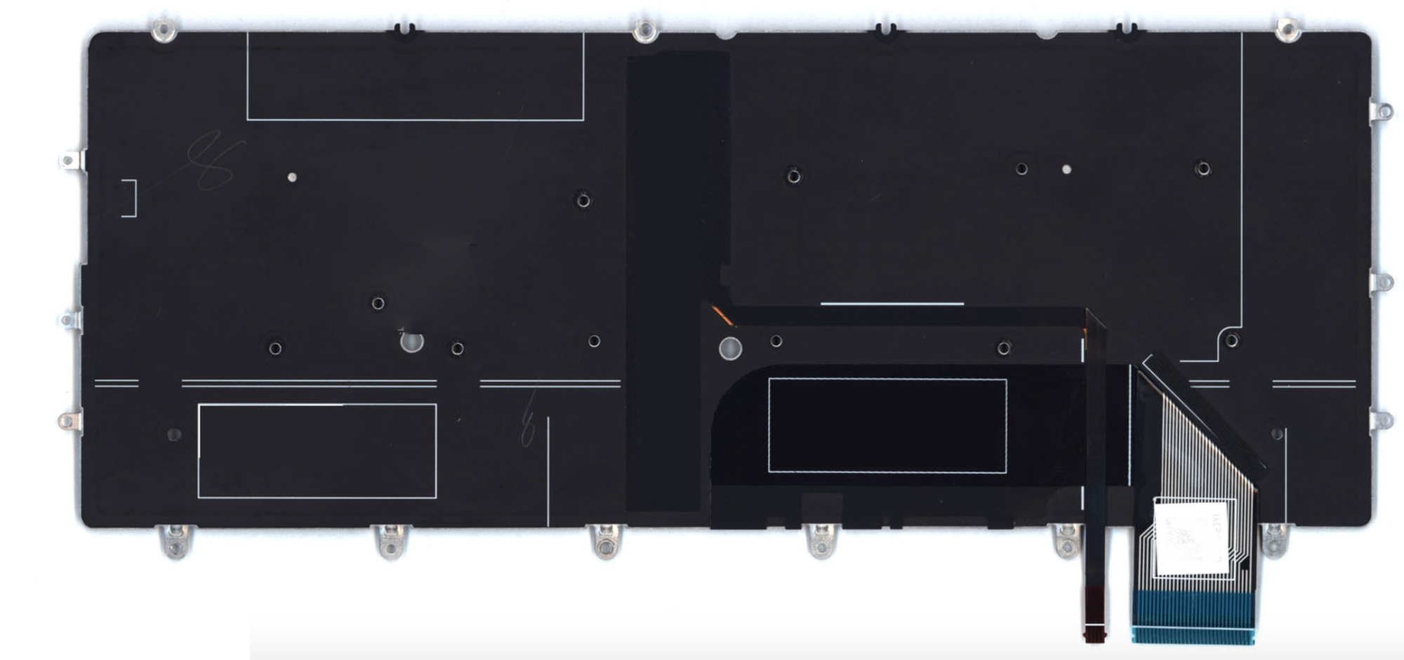 Клавиатура DELL XPS 13, 9380-3977 с подсветкой, OEM