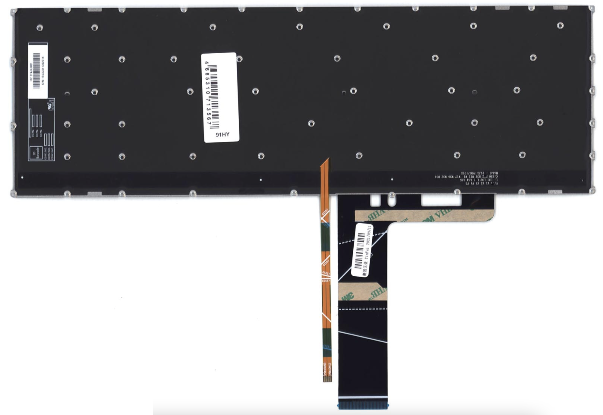 Клавиатура Lenovo IdeaPad Flex 5-15ALC05 с подсветкой, OEM